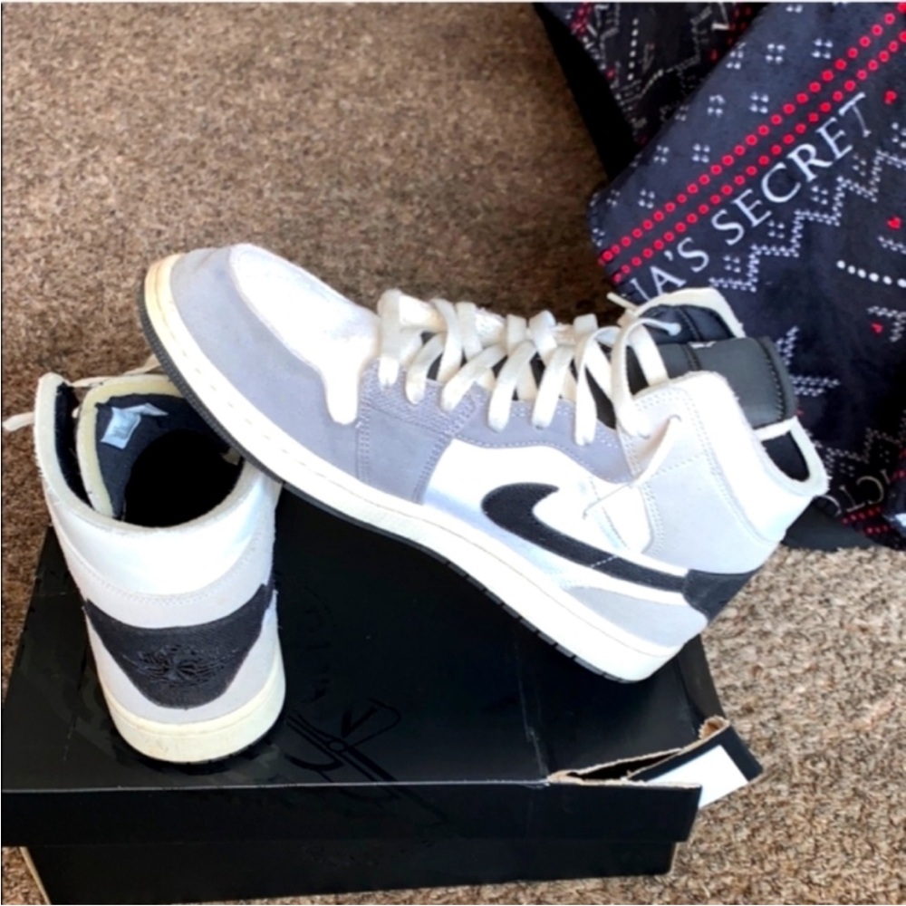 Men’s Air Jordan 1 Mid SE Craft High Top Nike Shoes Sz 11